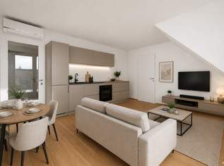 Neues Wohnen mit Weitblick >> zukunftsorientierte Dachgeschoss Wohnung aus hochwertigen Materialien >> LAGE LAGE LAGE, 494700 €, Immobilien-Wohnungen in 1210 Floridsdorf
