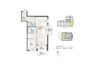 Erstbezug! Nahe Vetmeduni! Moderne 2-Zimmer-Balkonwohnung in Donaustadt zu vermieten!, 1490 €, Immobilien-Wohnungen in 1220 Donaustadt