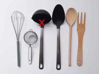 Küchenutensilien von Ikea (Kochlöffel, Saucenlöffel, Schneebesen, Holzgabel) Set, 2.5 €, Haus, Bau, Garten-Haushaltsgeräte in 1220 Donaustadt