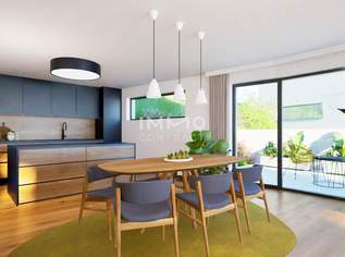 Ruhe. Raum. Nähe. – moderne Neubau-Doppelhaushälfte im Grünen mit Stadtnähe, 589800 €, Immobilien-Häuser in 3421 Höflein an der Donau