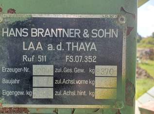BRANTNER Zweiachs Zweiseitenkipper / Anhänger 6 Tonnen