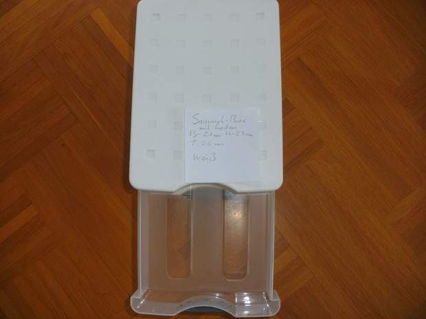 Aufbawahrungsbox - Sammelbox, mit 3 Schubladen, weiß Aufbawahrungsbox - Sammelbox, mit 3 Schubladen, weiß