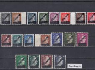 Briefmarken Österreich mit Aufdruck auf Freimarken Postfrisch 30 Euro pro Satz Briefmarken Österreich mit Aufdruck auf Freimarken Postfrisch 30 Euro pro Satz