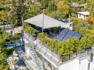 Exklusives Weinberg-Refugium: unverbaubarer Panoramablick in absoluter Ruhelage I hightech Pool I Dachterrasse mit Whirlpool I Erdwärme, Solarpaneele, Fußbodenheizung, Kühldecke, 1890000 €, Immobilien-Häuser in 1190 Döbling