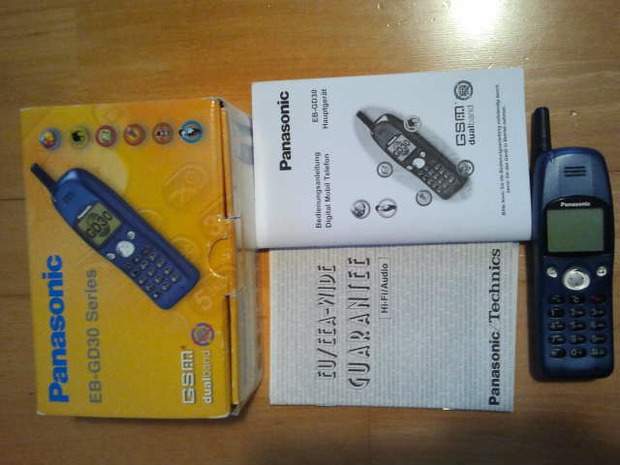 Sammlerstück! Schönes Panasonic EB- GD 30 mit Akku in Original Schachtel mit Original Bedienungsanle