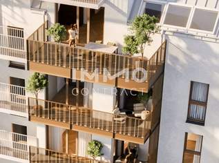 Erstbezug mit Freifläche – moderne 2-Zimmer-Wohnung für Anleger, 305200 €, Immobilien-Wohnungen in 1220 Donaustadt
