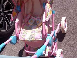 Kinderpupenwagen mit Wippe , 9.9 €, Kindersachen-Spielzeug in 4332 Au an der Donau
