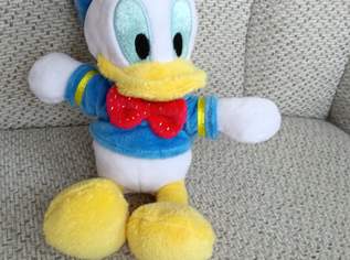 Kleiner Disney Donald mit roter Glitzerfliege ca 22cm FIXPREIS 5€ / NUR SELBSTABHOLUNG,23 Bez. KEIN Versand ! ! ! ! !