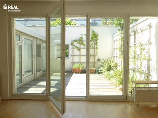 RARITÄT – ein ungewöhnliches Ensemble: Charmante Maisonette mit Patio und Studio/Kleinwohnung und Garagenplatz, 960000 €, Immobilien-Wohnungen in 1130 Hietzing