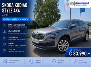 Kodiaq 2.0 TDI Style 4x4 |MATRIX|VIRTUAL|MEMORY|, 33990 €, Auto & Fahrrad-Autos in 9300 Sankt Veit an der Glan Kodiaq 2.0 TDI Style 4x4 |MATRIX|VIRTUAL|MEMORY|, 33990 €, Auto & Fahrrad-Autos in 9300 Sankt Veit an der Glan