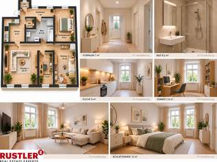 DIE 4, DIE MEHR KANN. - VIEL PLATZ. VIELE MÖGLICHKEITEN. | 90 m² für Ihr nächstes Kapitel!, 399000 €, Immobilien-Wohnungen in 1210 Floridsdorf