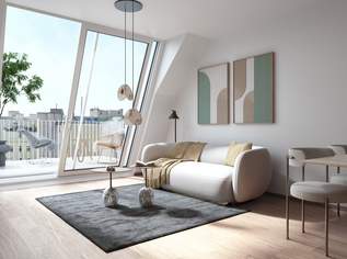 THE TEMPTATION - Dachgeschosswohnung mit toller Raumaufteilung - 3 ZI - Südbalkon, 710400 €, Immobilien-Wohnungen in 1180 Währing