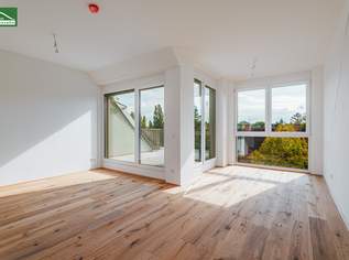 Nachhaltige Dachgeschoss-Wohnung mit geräumiger Terrasse in Rodaun - Erstbezug mit Luftwärmepumpe, 607668 €, Immobilien-Wohnungen in 1230 Liesing