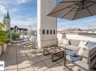 Florianigasse 29: DG-Wohnung nach Wunsch saniert - 3 Zimmer, 2 Terrassen mit Blick auf Maria Treu, 1690000 €, Immobilien-Wohnungen in 1080 Josefstadt