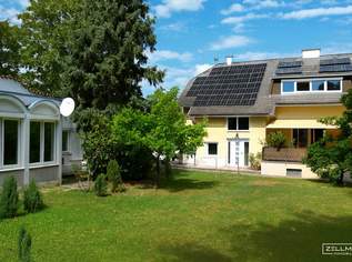 Energieeffiziente Villa mit Bungalow & Pool – herrliche Ruhelage im Villenviertel von Wien-Rodaun | ZELLMANN IMMOBILIEN, 1500000 €, Immobilien-Häuser in 1230 Liesing