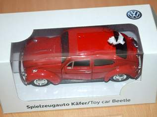 Spielzeugauto VW Käfer rot Maßstab 1:43 OVP Spielzeugauto VW Käfer rot Maßstab 1:43 OVP