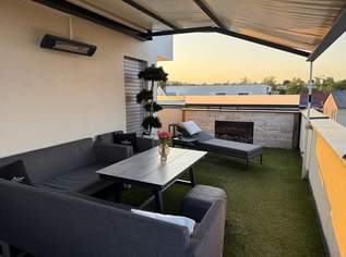 PREIS inkl. 2 TG Parkplätze und 1 Besucherparkplatz,Luxuriöse Dachterrassen-wohnung in Pasching-Exklusives Wohnen mit Sauna, Outdoor-Küche&Panoramablick (Provisionsfrei), 540000 €, Immobilien-Wohnungen in 4061 Pasching