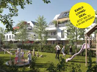 Preis reduziert - 4-Zimmer-Wohntraum mit Terrasse und Eigengarten, 589155 €, Immobilien-Wohnungen in 1110 Simmering