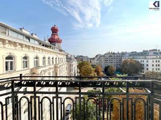 360 TOUR // REPRÄSENTATIVE ALTBAUETAGE AM BENNOPLATZ, 2500000 €, Immobilien-Wohnungen in 1080 Josefstadt