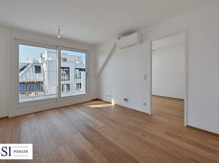 2-Zimmer-Dachgeschoß mit südseitiger Terrasse - Nähe Kutschkermarkt, 1220 €, Immobilien-Wohnungen in 1180 Währing