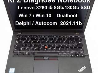 Lenovo X260 12,5" Diagnose Notebook #Autocom/ Delphi# 2021.11 Win7/10 Dualboot, 220 €, Auto & Fahrrad-Teile & Zubehör in 2000 Gemeinde Stockerau