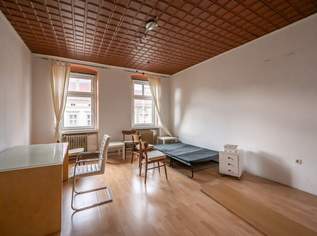 ++NEU++ Sanierungsbedürftige 3-Zimmer Altbau-Wohnung in tolle Lage - großes Potenzial!, 448889 €, Immobilien-Wohnungen in 1070 Neubau