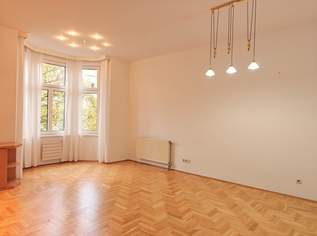 Nähe Hugo-Wolf-Park: Charmante Altbauwohnung mit Erker + Gegliederte Fassade + zentraler Grundriss + Familien- und WG-Geeignet, 438000 €, Immobilien-Wohnungen in 1190 Döbling