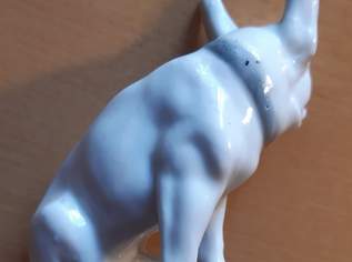 Porzellanfigur französische Bulldogge
