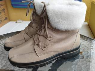 Damen Stiefeletten, , Echtes Leder, Echtes Lammfell