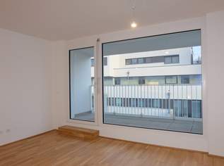 Besondere Neubau 2-Zimmer Wohnung mit Loggia und Tiefgaragenplatz in Ruhelage, 305000 €, Immobilien-Wohnungen in 1210 Floridsdorf