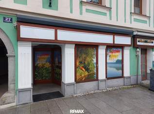 Historisches Geschäftslokal im EG am Hauptplatz von Enns, 590 €, Immobilien-Gewerbeobjekte in 4470 Enns