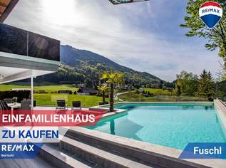 STARTPREIS! Luxuriöse Doppelhaushälfte mit Pool und Seeblick in Fuschl, 940000 €, Immobilien-Häuser in 5330 Fuschl am See