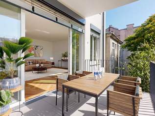 Nachhaltiger Luxus im Herzen der Stadt: Edler Fischgrät-Klassiker mit visionärem Energiekonzept und idyllischem Innenhof mit altem Baumbestand, 885000 €, Immobilien-Wohnungen in 1150 Rudolfsheim-Fünfhaus
