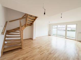 Hafnerbach - Familienidylle auf zwei Ebenen – 4 Zimmer-Maisonette mit Balkon, 957.44 €, Immobilien-Wohnungen in 3386 Gemeinde Hafnerbach