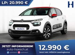 C3 PureTech 83 Shine CARPLAY LED WENIG KM, 13990 €, Auto & Fahrrad-Autos in 4061 Pasching