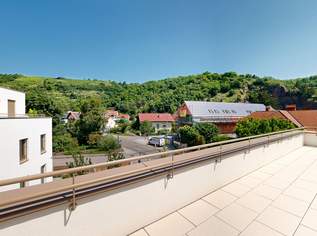 4-Zimmer-Dachgeschosswohnung mit großer Terrasse und Blick Richtung Weinhänge, 592400 €, Immobilien-Wohnungen in 3500 Am Steindl
