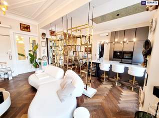 Das Besondere... Ihre exklusive Luxusresidenz am Wiener Naschmarkt- Park! Viel Liebe zum Detail + Hochwertig möbliert + Design + Eleganz! Alles was das Herz begehrt.... Aber Vorsicht - Sie werden sich verlieben!, 2390000 €, Immobilien-Wohnungen in 1060 Mariahilf