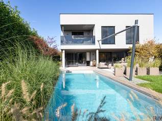 Luxus Designerhaus mit Pool & Doppelgarage | Sauna & Einbauküche | kein Einfluggebiet vom Flughafen | Luftwärmepumpe & Klimavorbereitung, 950000 €, Immobilien-Häuser in 2320 Gemeinde Rauchenwarth