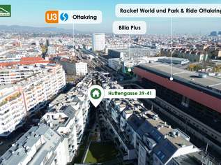 Toll aufgeteilte Neubau-Wohnung im Zweitbezug aus 2024 direkt bei der U3 Kendlerstraße! Ab 01.07.2026 beziehbar!, 999 €, Immobilien-Wohnungen in 1160 Ottakring