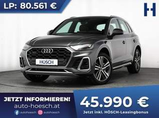 Q5 55 TFSI e quattro 2x S-LINE 20er ASSISTENZ KEYLESS, 47490 €, Auto & Fahrrad-Autos in 2512 Katastralgemeinde Tribuswinkel