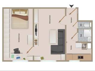 “Charmante 2 Zimmerwohnung Nähe Wilhelmsdorfer Park“, 0 €, Immobilien-Wohnungen in 1120 Meidling