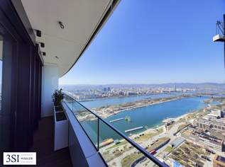 Exklusive 3-Zimmer-Wohnung in den DANUBEFLATS mit phantastischem Ausblick, 1949000 €, Immobilien-Wohnungen in 1220 Donaustadt