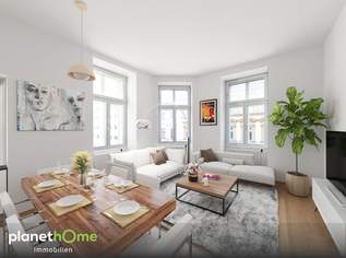 Exklusive Altbauwohnung in einem prachtvollen Eckhaus in der Hofmühlgasse, 493000 €, Immobilien-Wohnungen in 1060 Mariahilf