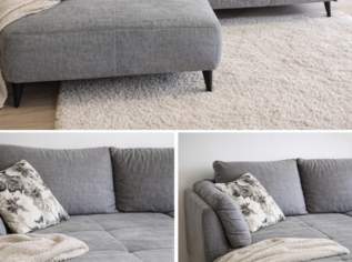 Modernes Ecksofa / Wohnlandschaft in Grau - sehr gepflegt, 350 €, Haus, Bau, Garten-Möbel & Sanitär in 9500 Villach