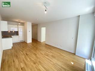 Tolle Neubau-Wohnung mit großem Innenhof-Balkon nahe S-Bahn Jedlersdorf, Straßenbahn 26 und SCN mit Einbauküche und Abstellraum!, 840.97 €, Immobilien-Wohnungen in 1210 Floridsdorf