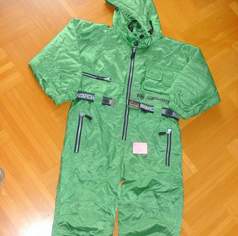 Knabenbekleidung-Unisexmode, Schioverall, Gr.116/122, Schioverall grün