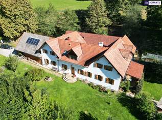 NEUER PREIS! AUSSERGEWÖHNLICHES JUWEL! Exklusiver Vierkanthof im Thermenland Steiermark – Wohnen, Reiten & Leben mit Pool und Natur!, 999000 €, Immobilien-Häuser in 8280 Übersbach