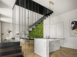 MAISON 29 - Garten-Maisonette mit gigantischer Wohnküche (ca. 46 qm) und Raumhöhen über 3,30 m!, 1090000 €, Immobilien-Wohnungen in 1020 Leopoldstadt MAISON 29 - Garten-Maisonette mit gigantischer Wohnküche (ca. 46 qm) und Raumhöhen über 3,30 m!, 1090000 €, Immobilien-Wohnungen in 1020 Leopoldstadt
