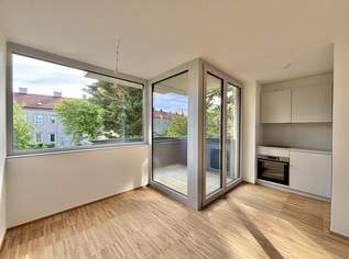 ERSTBEZUG | Außenflächen mit direktem Blick auf den Kahlenberg | vollausgestattete Küchen | Fußbodenheizung und Fußbodenkühlung, 935 €, Immobilien-Wohnungen in 1210 Floridsdorf