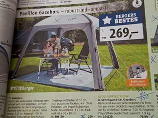 Pavillon Gazebo L 3x3 mit Bodenwannenwände , 140 €, Haus, Bau, Garten-Balkon & Garten in 2401 Gemeinde Fischamend